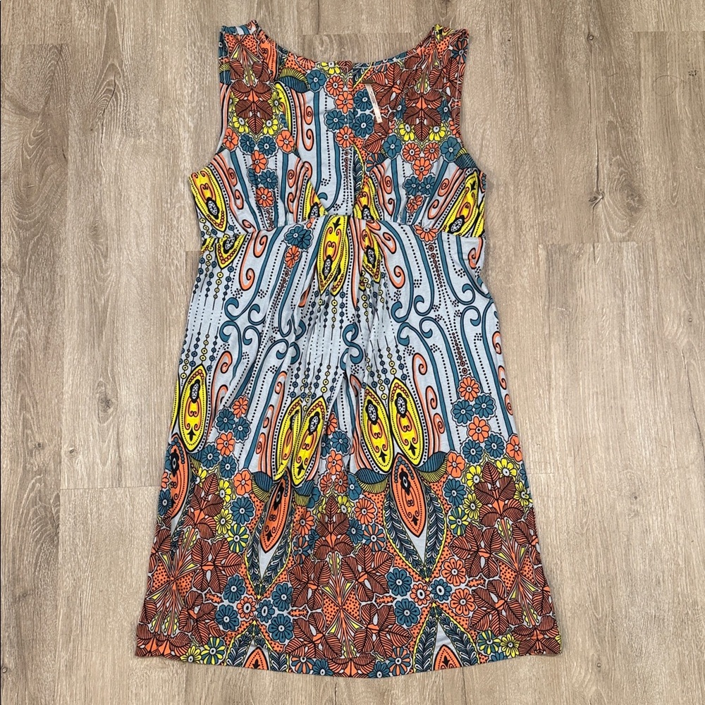 Free People Floral Sleeveless Dress Size 8